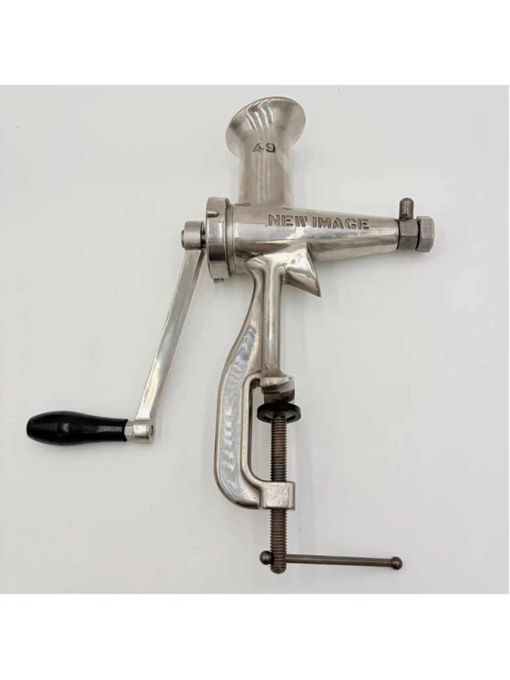 NEW IMAGE #49 Manual Wheatgrass JUICER Masticating Hand Crank Table Clamp